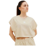Comme Des Fuckdown Beige Cotton Tops & T-Shirt CO-13536-S