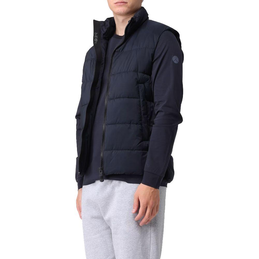 People Of Shibuya Blue Polyester Vest PE-13539-IT58 | 3XL