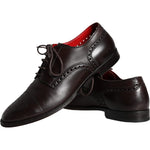 Dolce & Gabbana Brown Calfskin Leather Lace Up Oxford Shoes MV6050-45