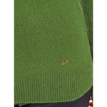 Yes Zee Green Viscose Sweater YE-13724-L
