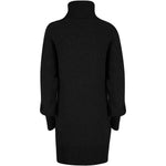 Yes Zee Black Marabou Women Dress YE-13705-XXL