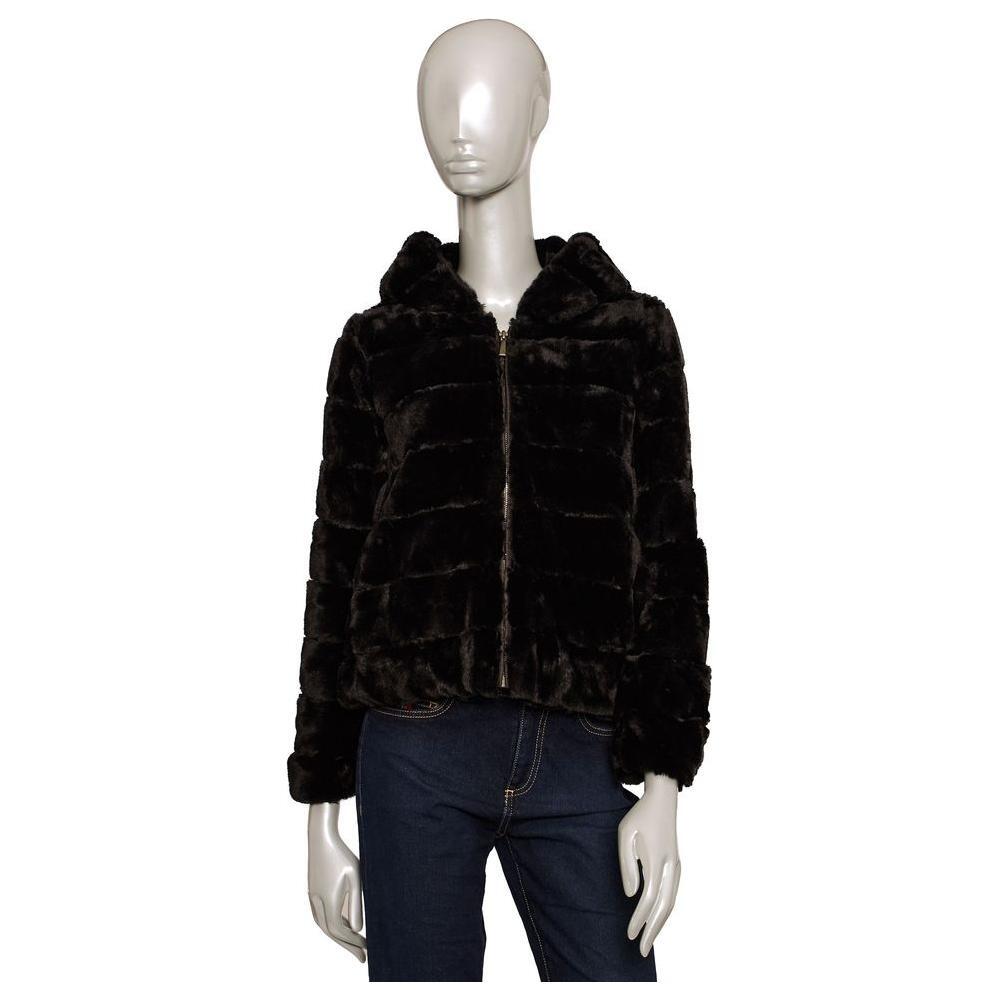 Baldinini Trend Black Polyester Women Jacket BA-24574-M-FBB-292