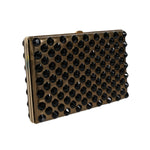 Dolce & Gabbana Gold Crystal Bifold Clutch Evening Party Women Purse Bag BAG1534