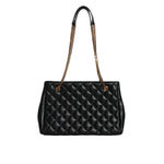 Versace Black Quilted Nappa Leather Shoulder Chain Strap Bag BAG1608