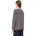 Alpha Studio Gray Cashmere Sweater AL-13840-IT42|M