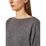 Alpha Studio Gray Cashmere Sweater AL-13840-IT42|M