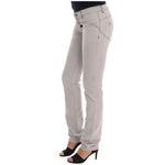 Costume National Gray Wash Cotton Slim Jeans SIG30122-1