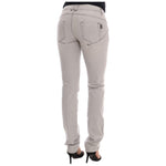 Costume National Gray Wash Cotton Slim Jeans SIG30122-1