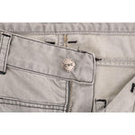 Costume National Gray Wash Cotton Slim Jeans SIG30122-1