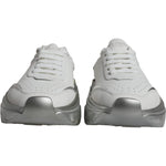 Dolce & Gabbana Silver White Daymaster Low Top Sneakers Shoes LA11824-38