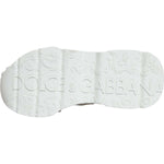 Dolce & Gabbana White Knitted Daymaster Sneakers Shoes LA11962-39
