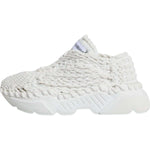 Dolce & Gabbana White Knitted Daymaster Sneakers Shoes LA11962-39