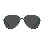 Polaroid Green Metal Sunglasses POPLD6187S1EDAC