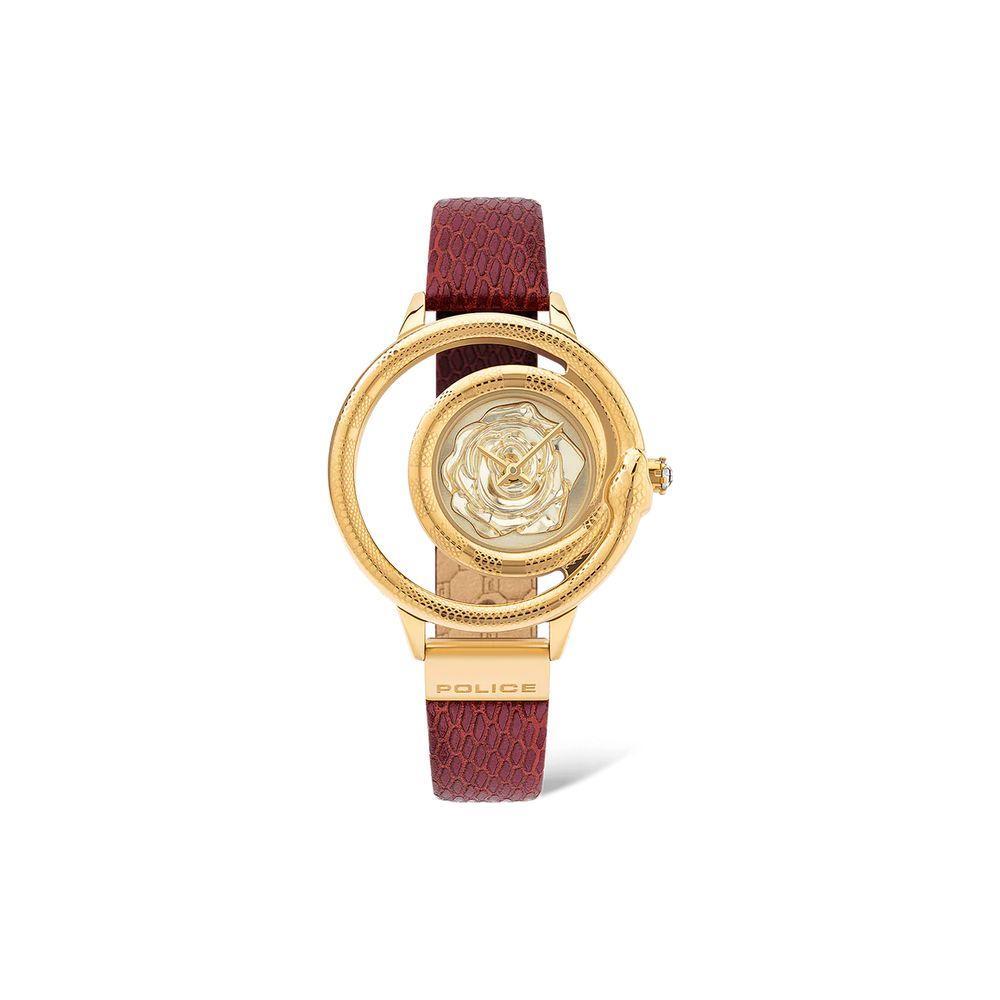 Police Red Leather Watch 1728,67434610848,New with tags,Police,Red,Watches,Watches for Women - Watches,Women Police POPEWLA2008302AC