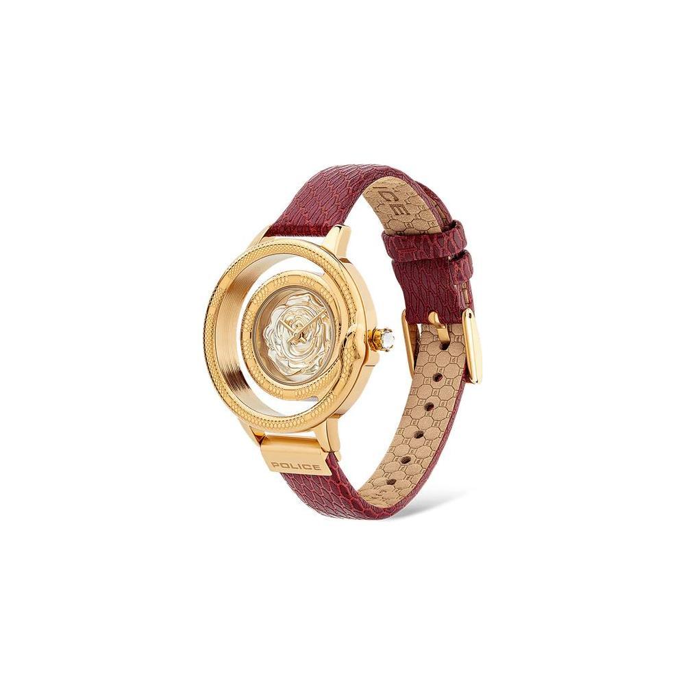 Police Red Leather Watch 1728,67434610848,New with tags,Police,Red,Watches,Watches for Women - Watches,Women Police POPEWLA2008302AC