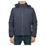 Yes Zee Blue Nylon Jacket YE-14273-S