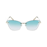 Longchamp Gold Metal Sunglasses LOLO141S732AC