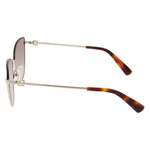 Longchamp Gold Metal Sunglasses LOLO152S720AC
