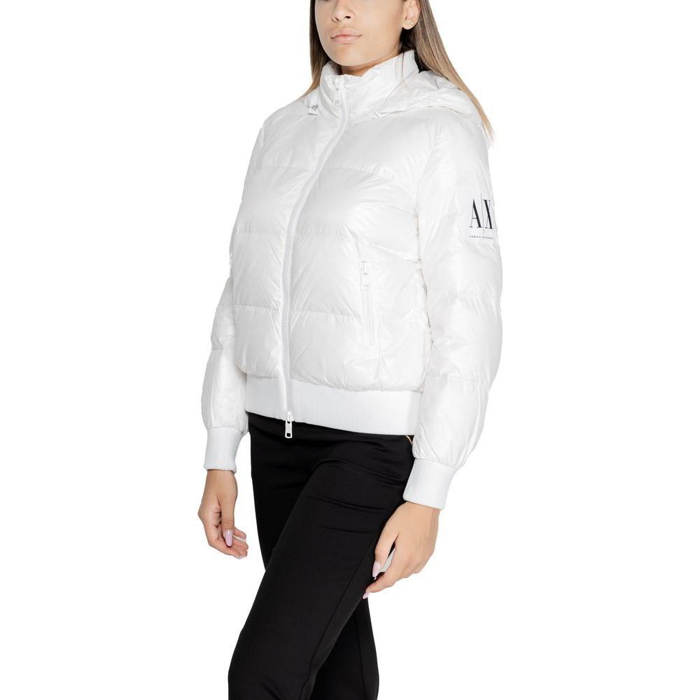 Armani Exchange White Polyamide Jackets & Coat AR-14711700008-IT38|XS