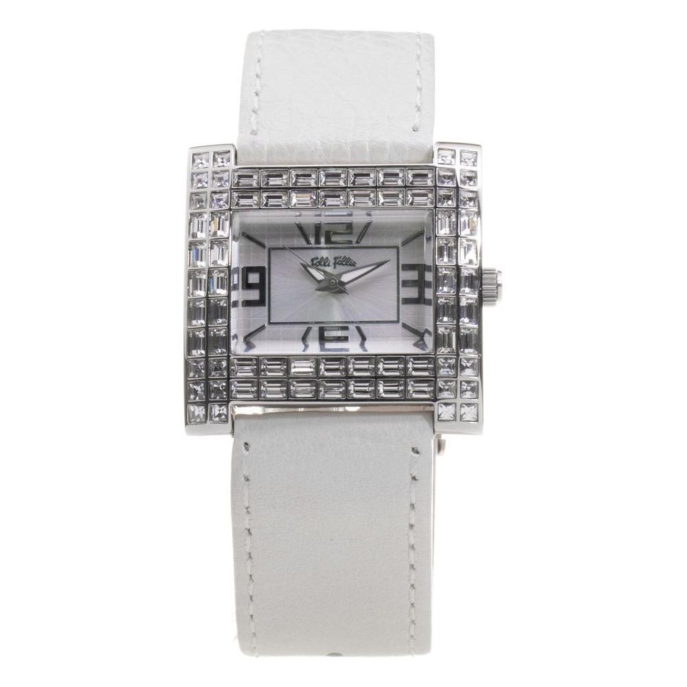 Folli Follie Gray Leather Watch