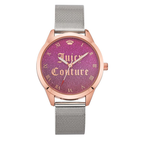 Juicy Couture Silver Stainless Steel Dress Watch