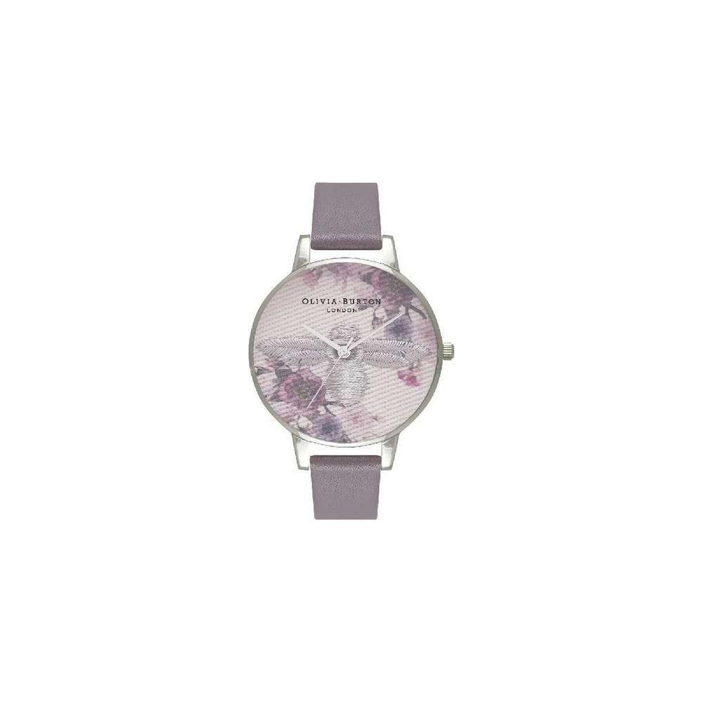 Olivia Burton Gray Artificial Leather Watch
