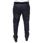Dolce & Gabbana Blue Wool Skinny Formal Dress Pants PAN75561-54