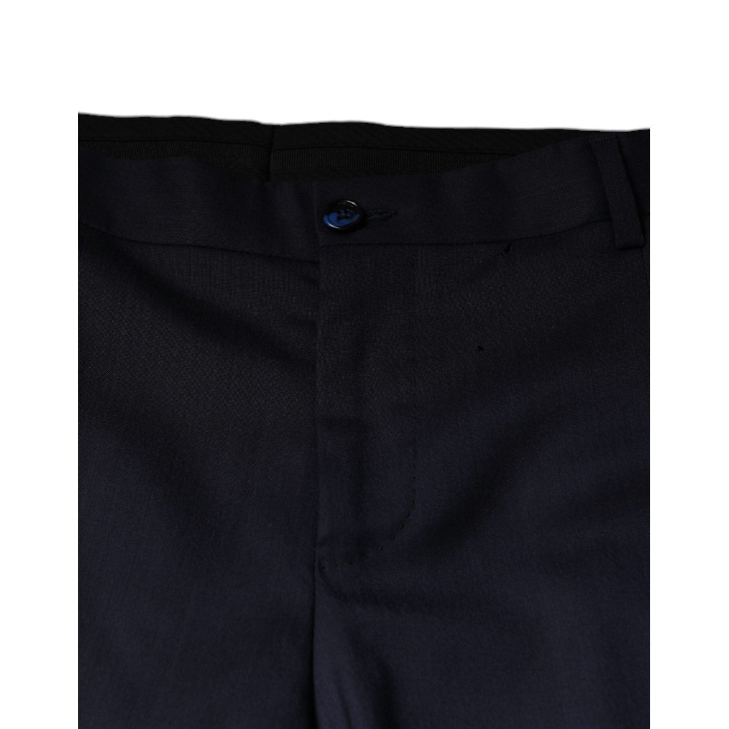 Dolce & Gabbana Blue Wool Skinny Formal Dress Pants PAN75561-54
