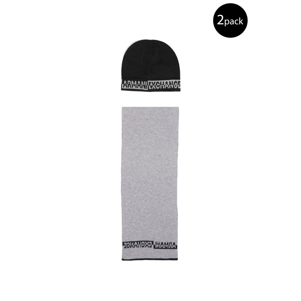 Armani Exchange Black Polyamide Scarf AREX-14716400009