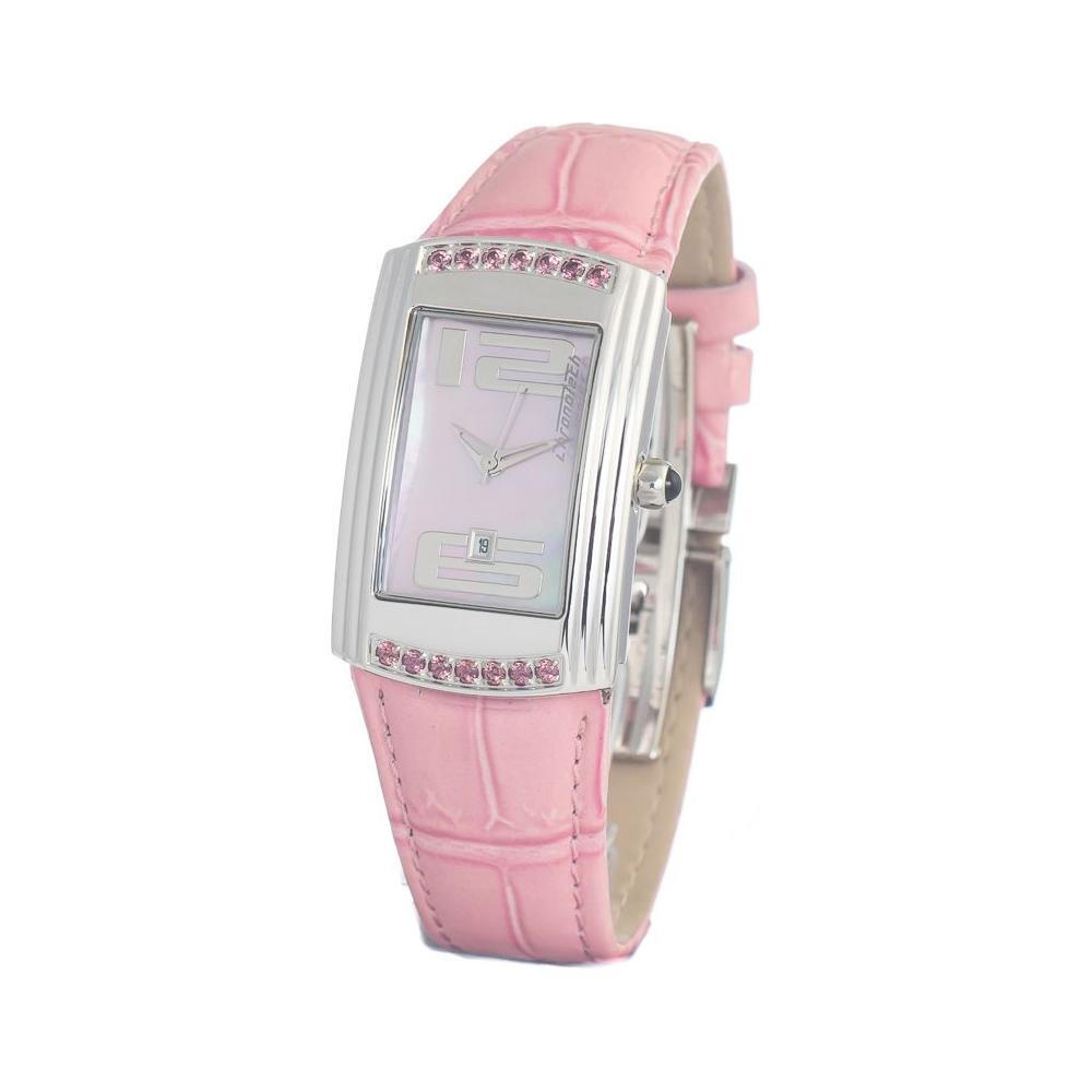 Chronotech Multicolor Leather Dress Watch