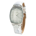 Chronotech Silver Leather Watch CHCT7065L26AC