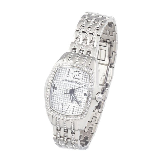 Chronotech Silver Stainless Steel Watch