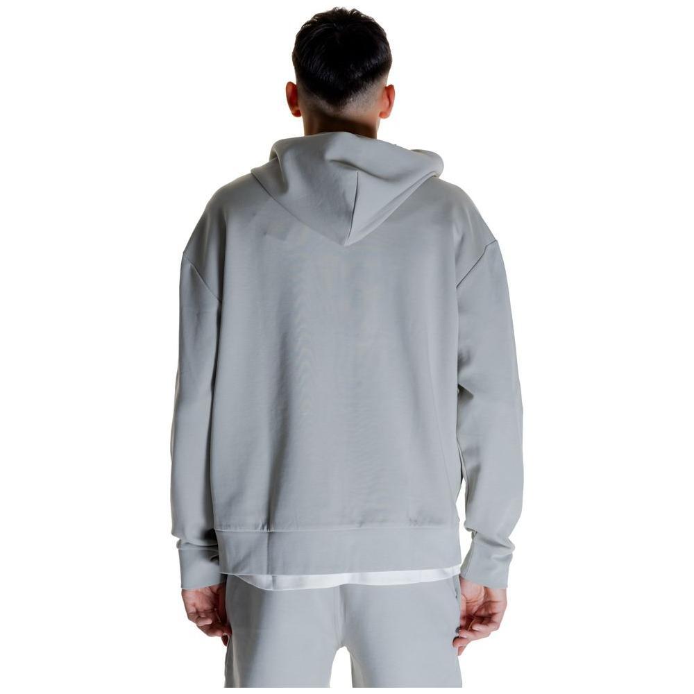 Calvin Klein Gray Cotton Hoody CA-14570700137-IT46 | M