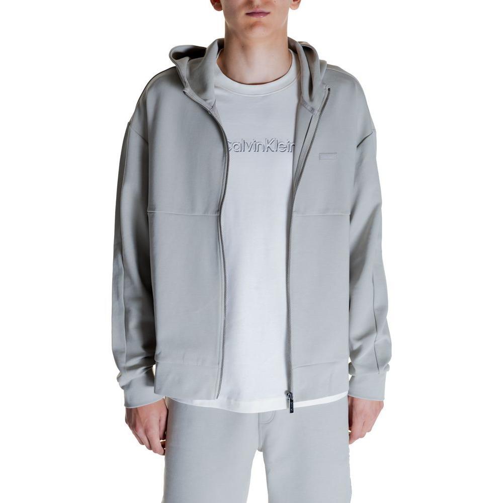 Calvin Klein Gray Cotton Hoody CA-14570700137-IT46 | M