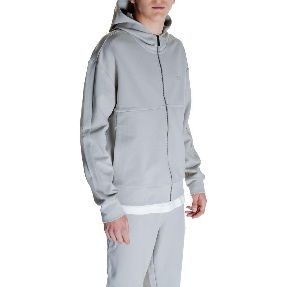 Calvin Klein Gray Cotton Hoody CA-14570700137-IT46 | M