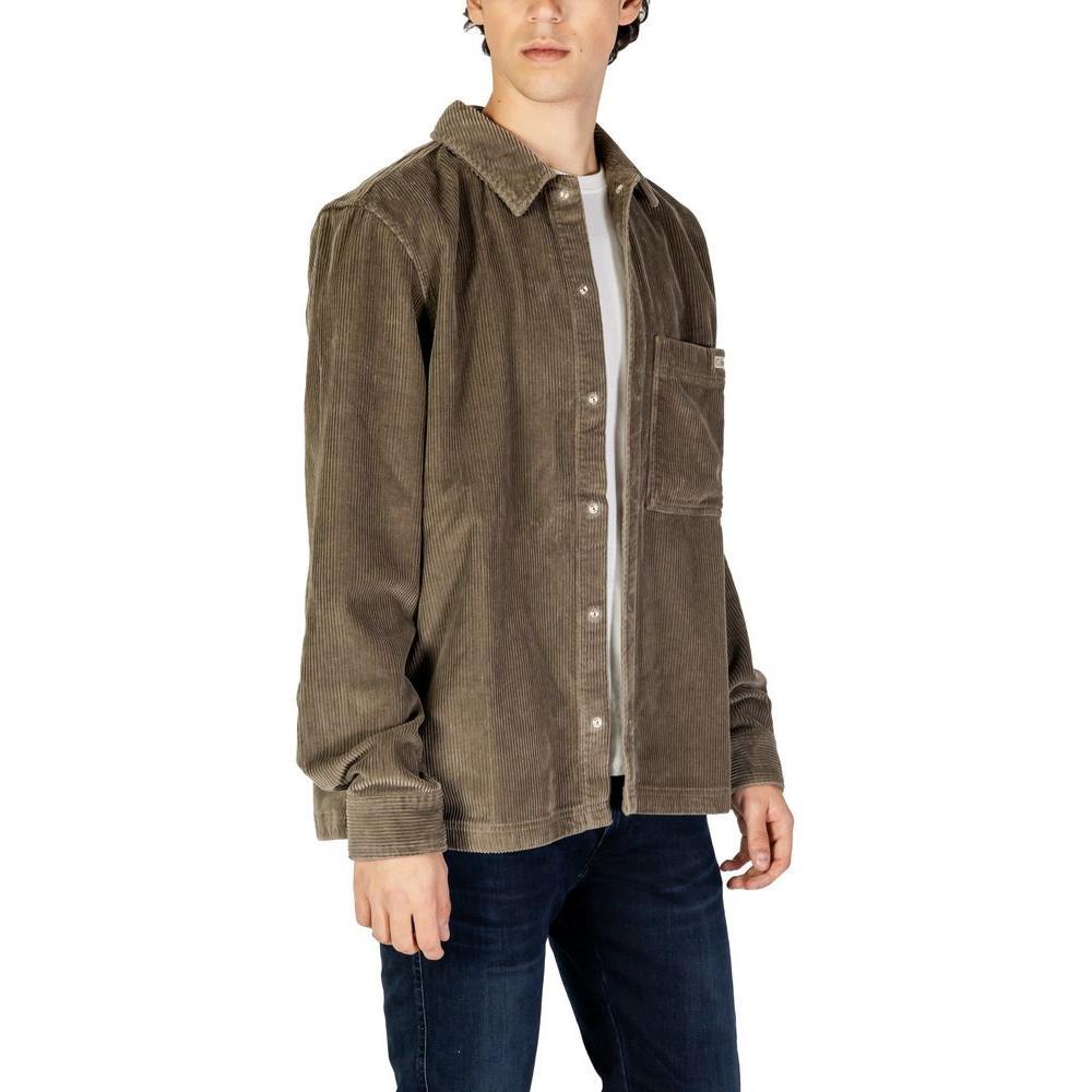 Calvin Klein Jeans Gray Cotton Shirt CA-14581202205-IT46 | M
