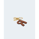 Alviero Martini Prima Classe Beige Leather Keychain ALMAPRCL-8032900127