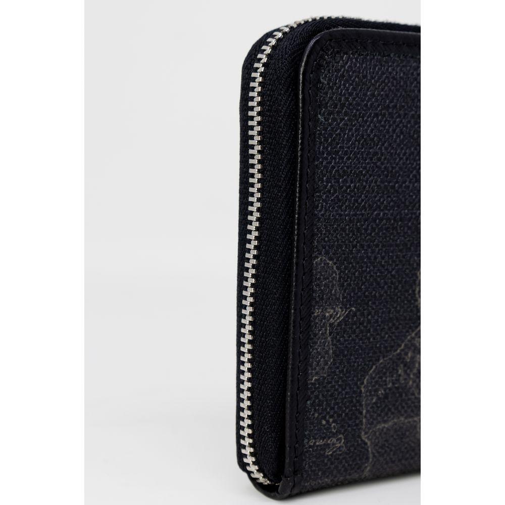 Alviero Martini Prima Classe Black Leather Wallet ALMAPRCL-9889600009