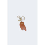 Alviero Martini Prima Classe Beige Leather Keychain ALMAPRCL-10234500127