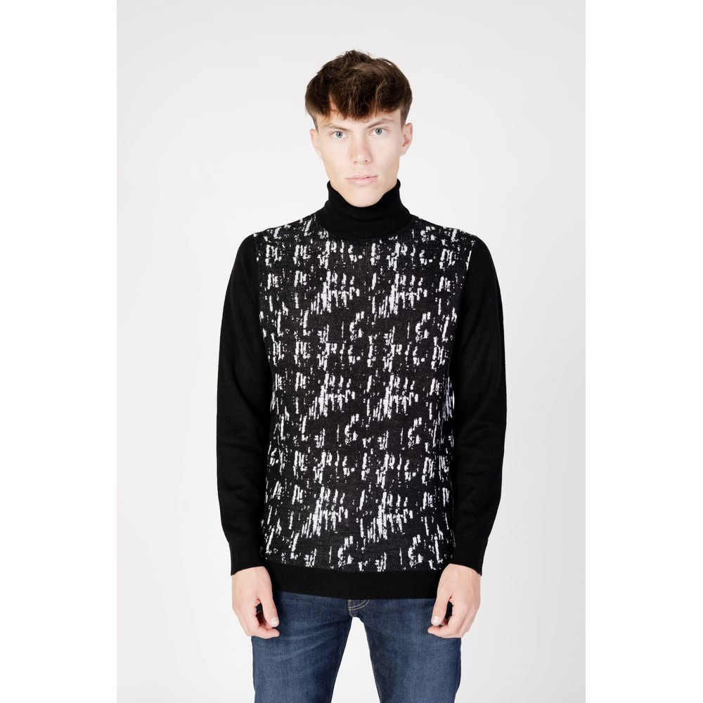 Antony Morato Black Wool Turtleneck AN-11851900009-IT54 | XXL
