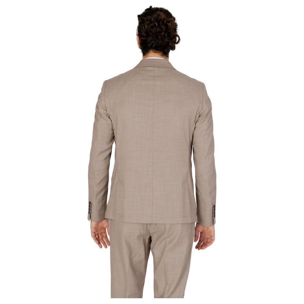 Antony Morato Beige Polyester Blazer AN-13367200127-IT56 | 3XL