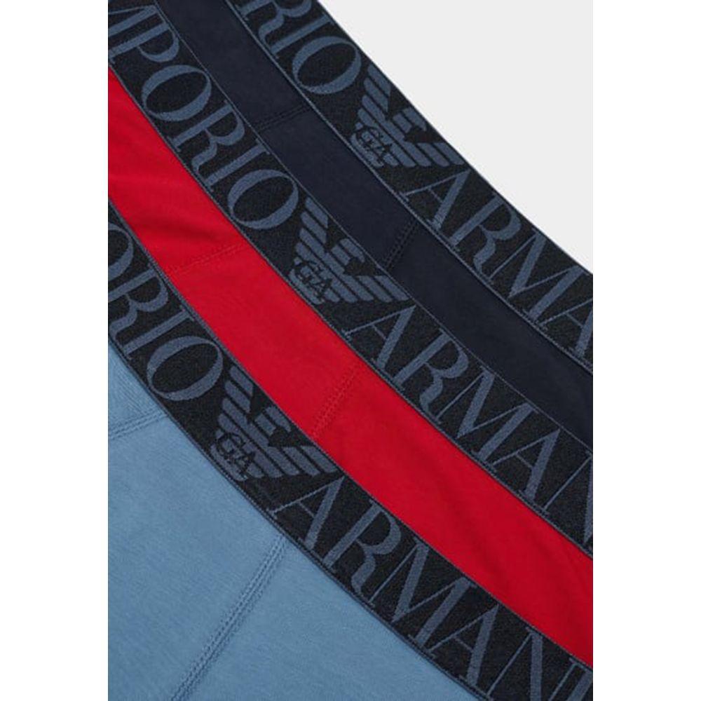 Emporio Armani Underwear Blue Cotton Underwear EM-13476300010-IT44 | S