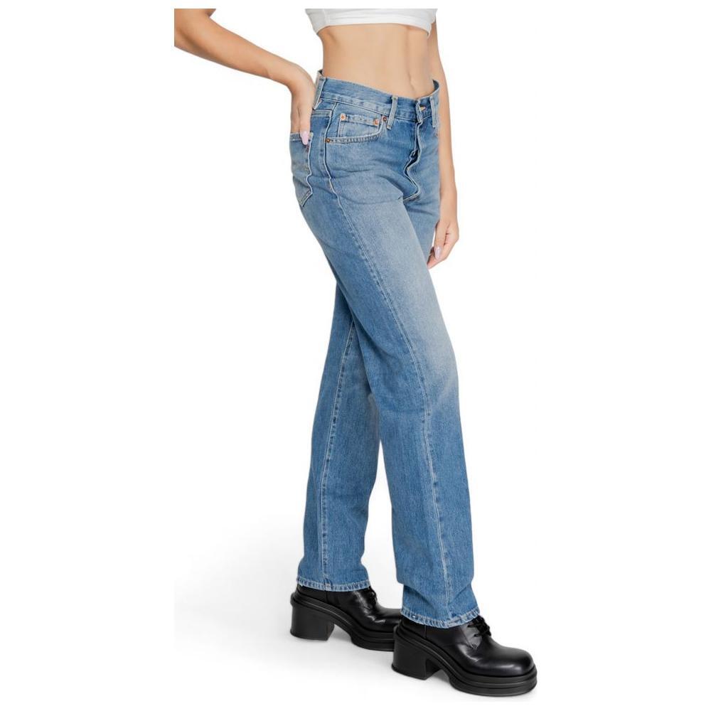 Replay Blue Cotton Mom Jean RE-14826600176-W26 | L32