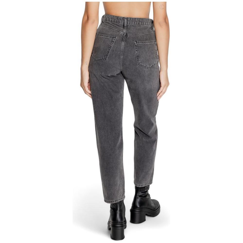 Only Gray Cotton Mom Jean ON-14844300138-W27 | L32