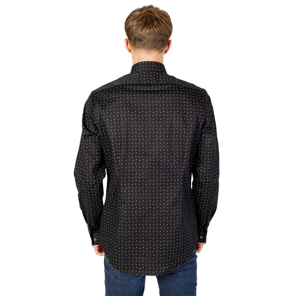 Calvin Klein Black Cotton Shirt CA-11695500009-IT41 | L