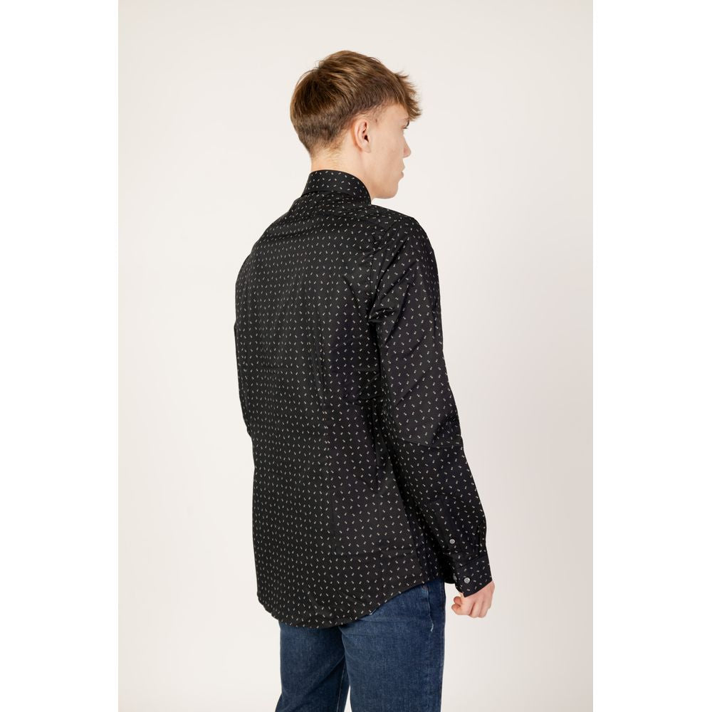 Calvin Klein Black Cotton Shirt CA-11695500009-IT41 | L