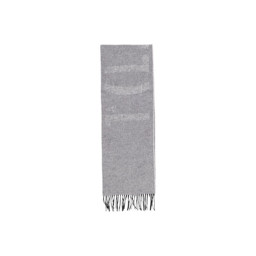 Alviero Martini Prima Classe Gray Cotton Scarf AL-14626400136-ONE SIZE