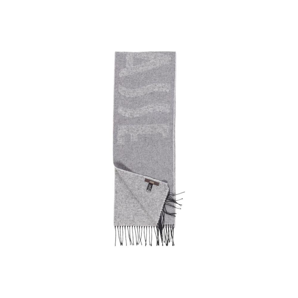 Alviero Martini Prima Classe Gray Cotton Scarf AL-14626400136-ONE SIZE