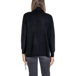 Sandro Ferrone Black Viscose Turtleneck SA-15618300009-S/M