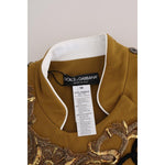 Dolce & Gabbana Yellow Crystal Cross Vest Jacket TSH1766-1